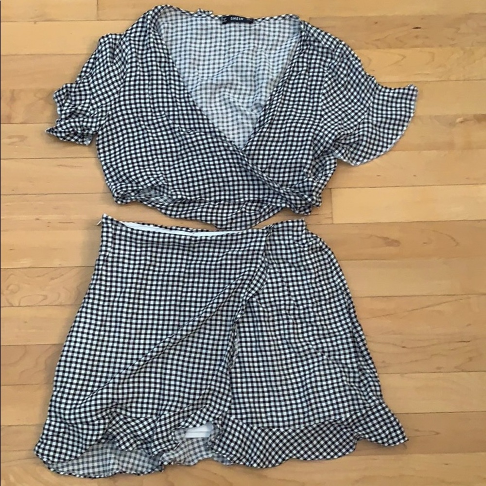 Black and white co-ord set